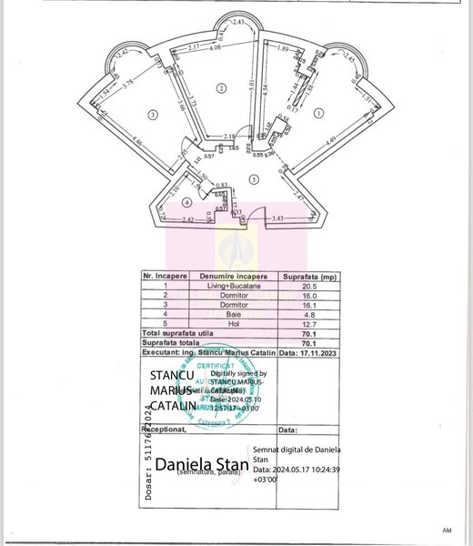 3 camere in rondul Alba Iulia, amenajari Premium